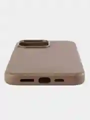 Хаки кожаный чехол Leather Case для iPhone  15 Pro Max с функцией MagSafe