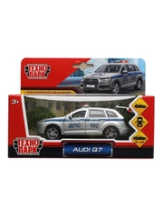 Металлическая инерционная модель Технопарк "Audi Q7. Полиция", 12 см