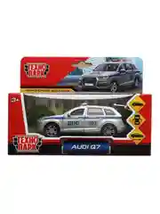 Металлическая инерционная модель Технопарк "Audi Q7. Полиция", 12 см