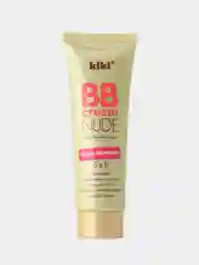Бежевый тональный крем для лица kiki BB NUDE 03 темно-бежевый SPF 15, увлажняющий, выравнивающий