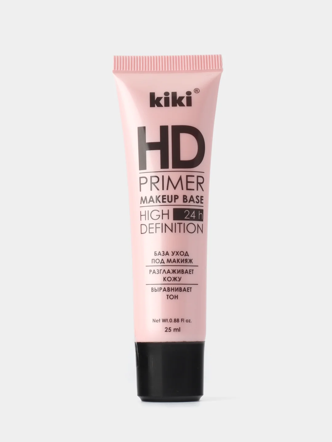 Белый праймер для лица kiki PRIMER HD белый, база-основа под макияж, выравнивает, 25 мл