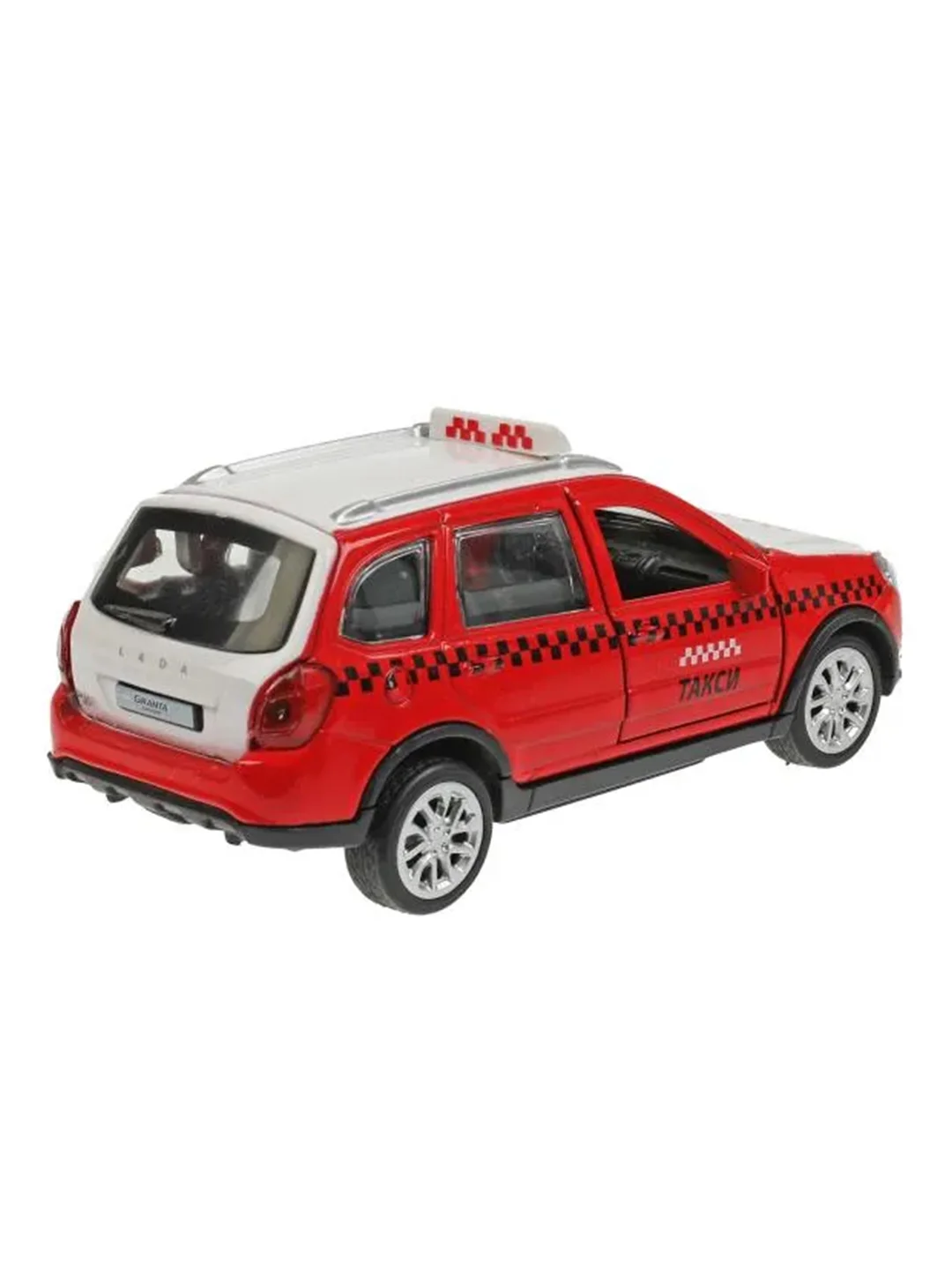 Металлическая модель Технопарк "Lada Granta Cross. Такси", 12 см