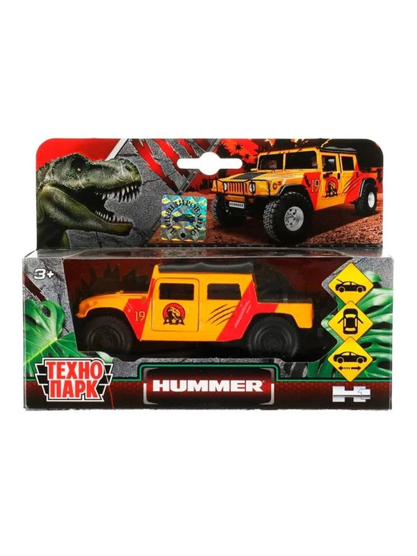 Металлическая модель Технопарк Hummer H1 Pickup, 12 см