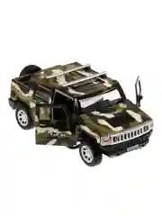 Машина металлическая Технопарк Hummer H2 Pickup, камуфляж, 12 см