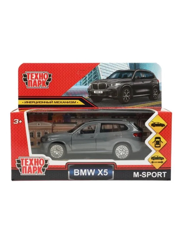 Машина металлическая Технопарк BMW X5 M-SPORT, 12 см