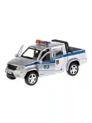 Машина металлическая Технопарк "UAZ PICKUP. Полиция", 12 см