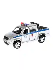 Машина металлическая Технопарк "UAZ PICKUP. Полиция", 12 см