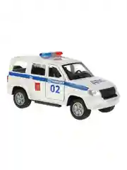 Машинка ТехноПарк УАЗ Patriot Полиция, 12,5х5,6х4,9 см