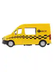 Металлическая инерционная модель ТехноПарк Mercedes-Benz Sprinter. Такси, 14 см