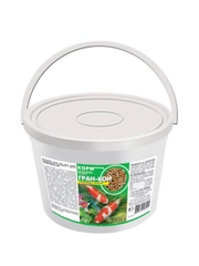 Гранулированный корм для кои-карпов ЗООМИР "ГРАН-КОИ", ведро, 2,75 л, 750 г