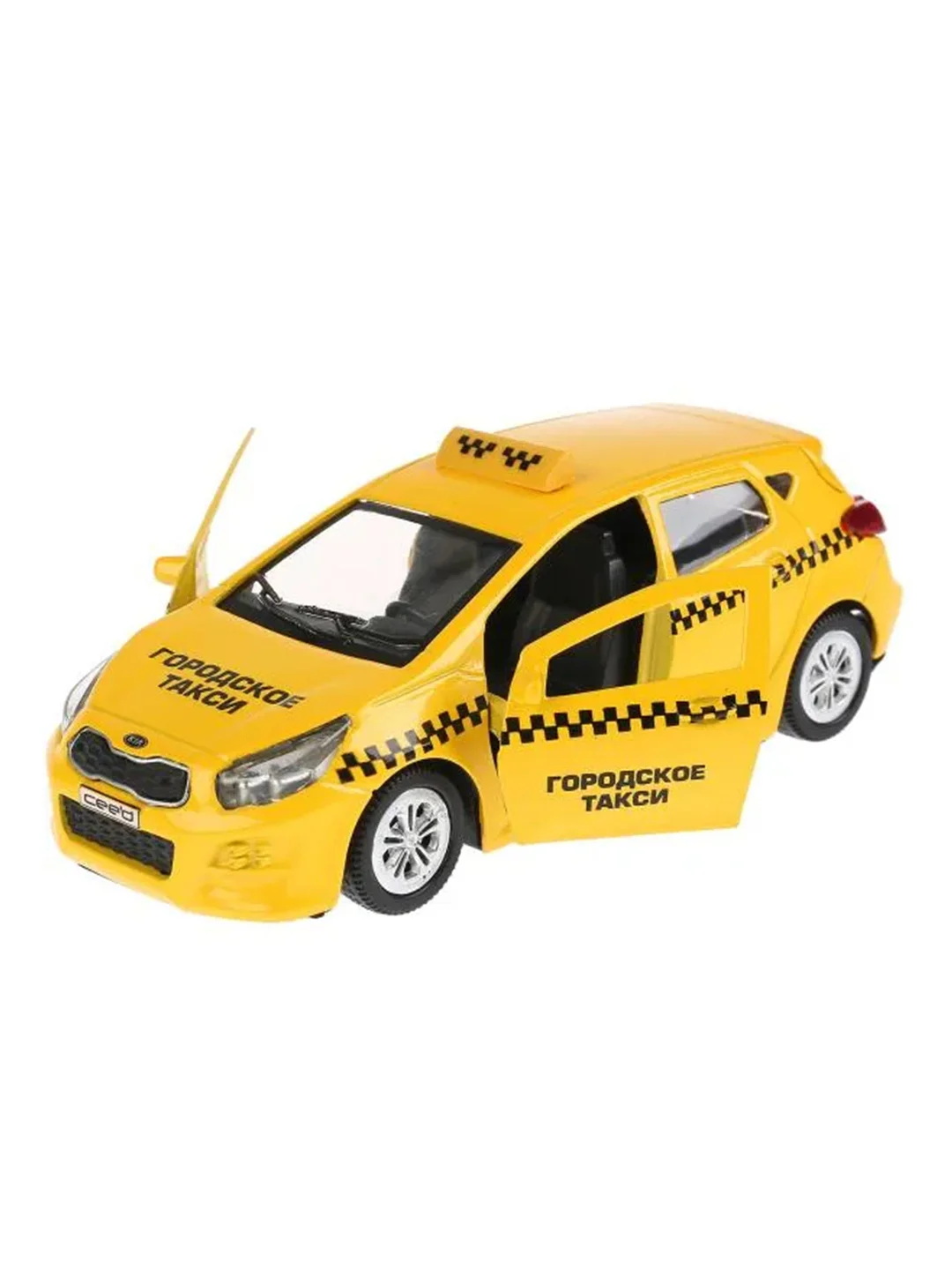 Металлическая модель ТехноПарк KIA CEED Такси, 12 см