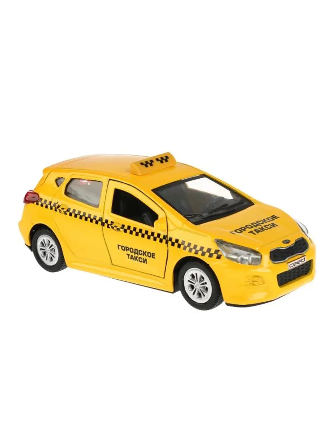 Металлическая модель ТехноПарк KIA CEED Такси, 12 см