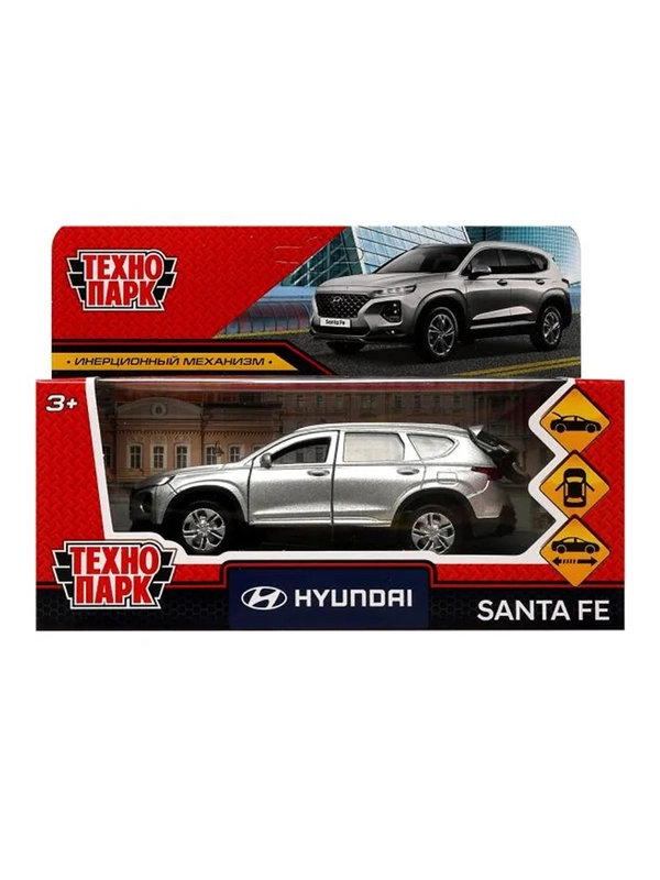 Металлическая модель ТехноПарк Hyundai Santafe, 12 см