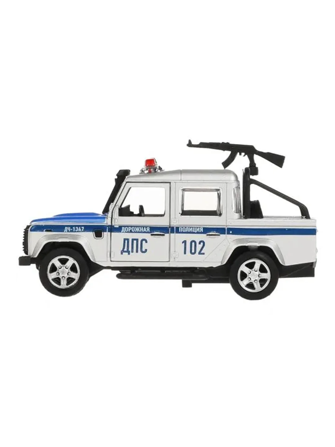 Металлическая модель Технопарк "Land Rover Defender 110 Pickup. Полиция", 12 см