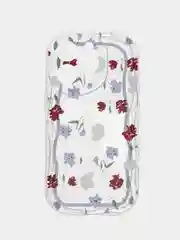 Прозрачный чехол для айфон (iPhone) 11, 12, 13, 14, 15 Pro Max силиконовый прозрачный с принтом