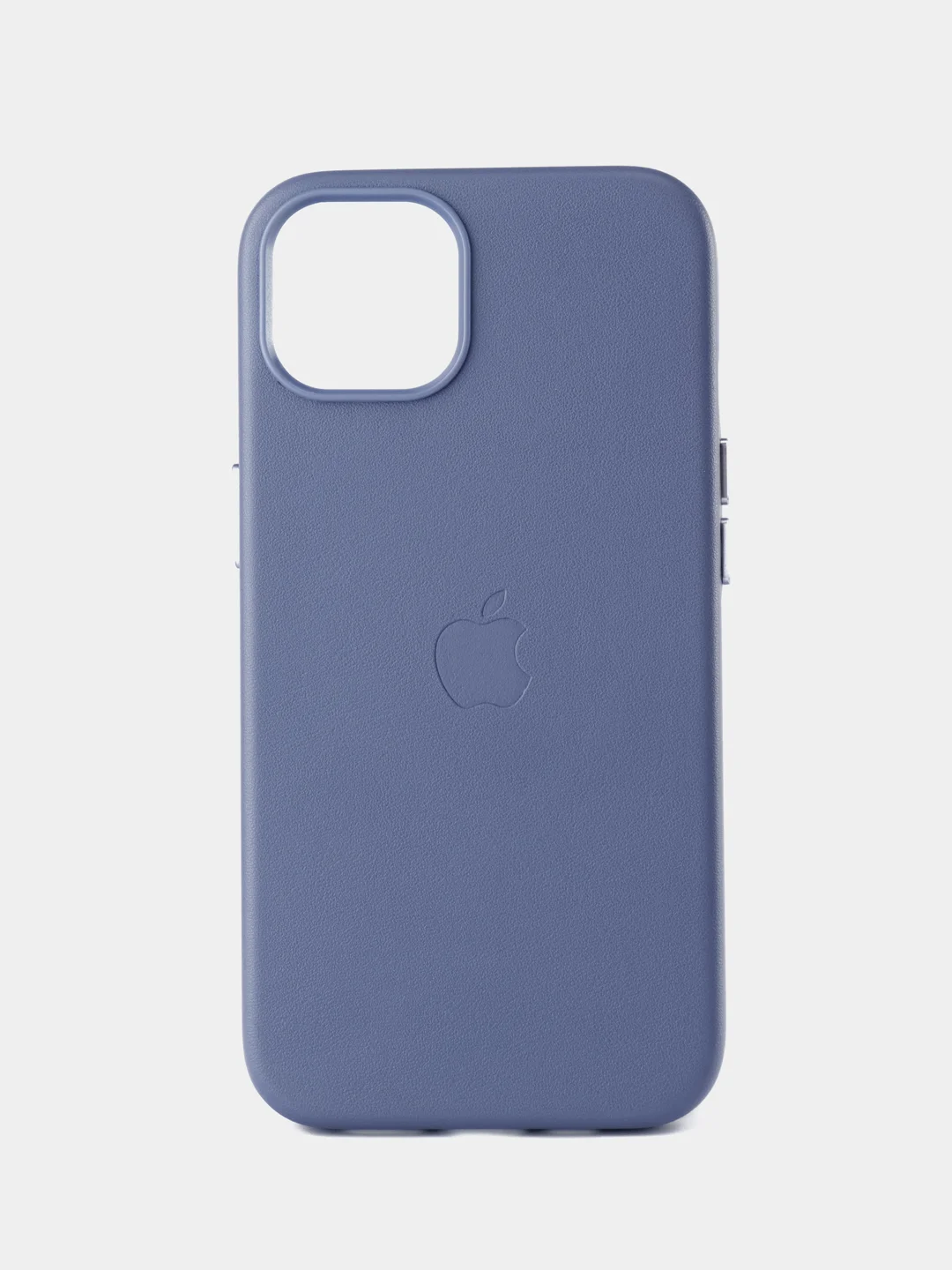 Голубой кожаный чехол Leather Case для iPhone 13 с функцией MagSafe