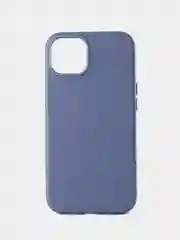 Голубой кожаный чехол Leather Case для iPhone 13 с функцией MagSafe