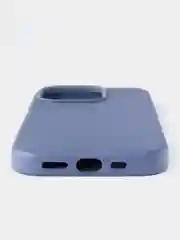 Голубой кожаный чехол Leather Case для iPhone 14 Pro с функцией MagSafe