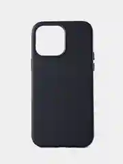 Темно-синий кожаный чехол Leather Case для iPhone 14 Pro Max с функцией MagSafe