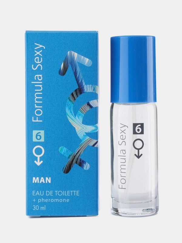 Туалетная вода с феромонами мужская Formula Sexy №6, 30 мл