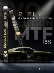Пленка тонировочная "MTF" в тубе "Premium Еvolution" Black 2-ух слойная 2PL15%(0.75м х 3м)