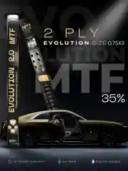 Пленка тонировочная "MTF" в тубе "Premium Еvolution" Black 2-ух слойная 2PL35%(0.75м х 3м)