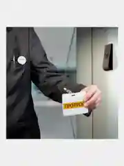 Держатель для бейджей с рулеткой, карабин для бейджика, ключей, BRAUBERG, 238240