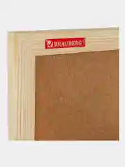 Доска пробковая Brauberg Wood, 238310, информационная на стену 45х60 см для объявлений