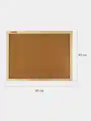 Доска пробковая Brauberg Wood, 238310, информационная на стену 45х60 см для объявлений