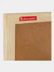 Доска пробковая Brauberg Wood, 238311, информационная на стену 60х90 см для объявлений