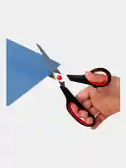Ножницы Brauberg Soft Grip, 238410, канцелярские, набор 5 штук, для бумаги и картона