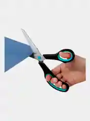 Ножницы Brauberg Soft Grip, 238411, канцелярские, набор 3 штуки, для бумаги и картона