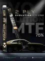 Пленка тонировочная "MTF" в тубе "Premium Еvolution" Black 2-ух слойная 2PL75%(0.75м х 3м)
