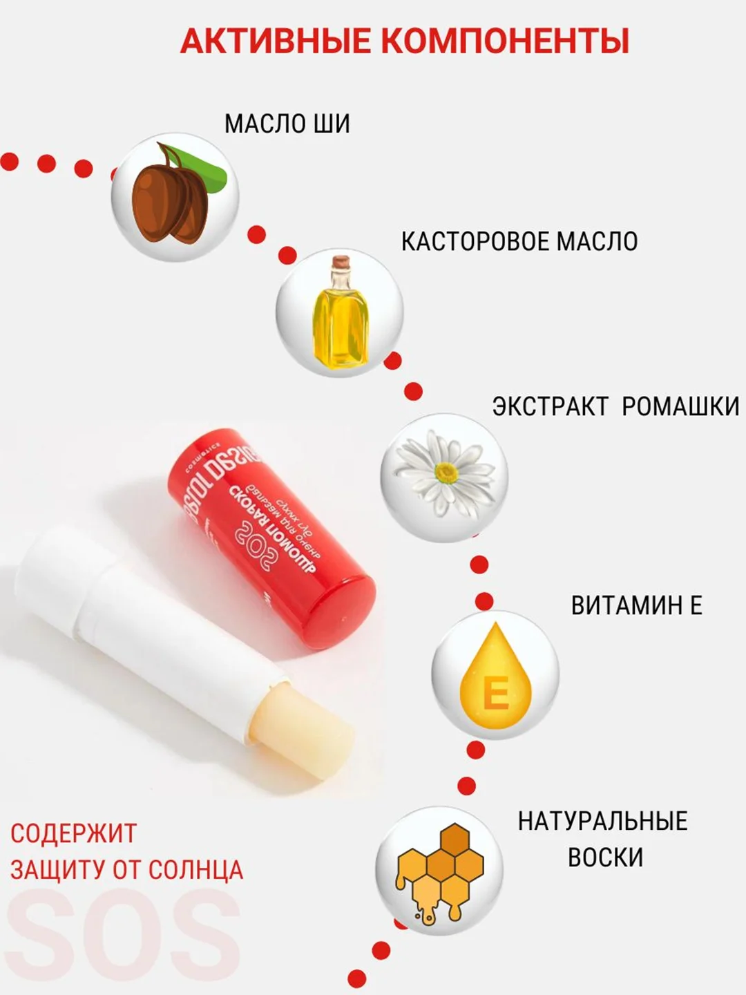Бальзам для очень сухих губ Belor Design "Скорая помощь", 4 г