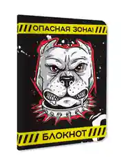 Черный блокнот анкета для мальчиков 40 листов 16х22 см "Блокнот пацана". Проф-Пресс