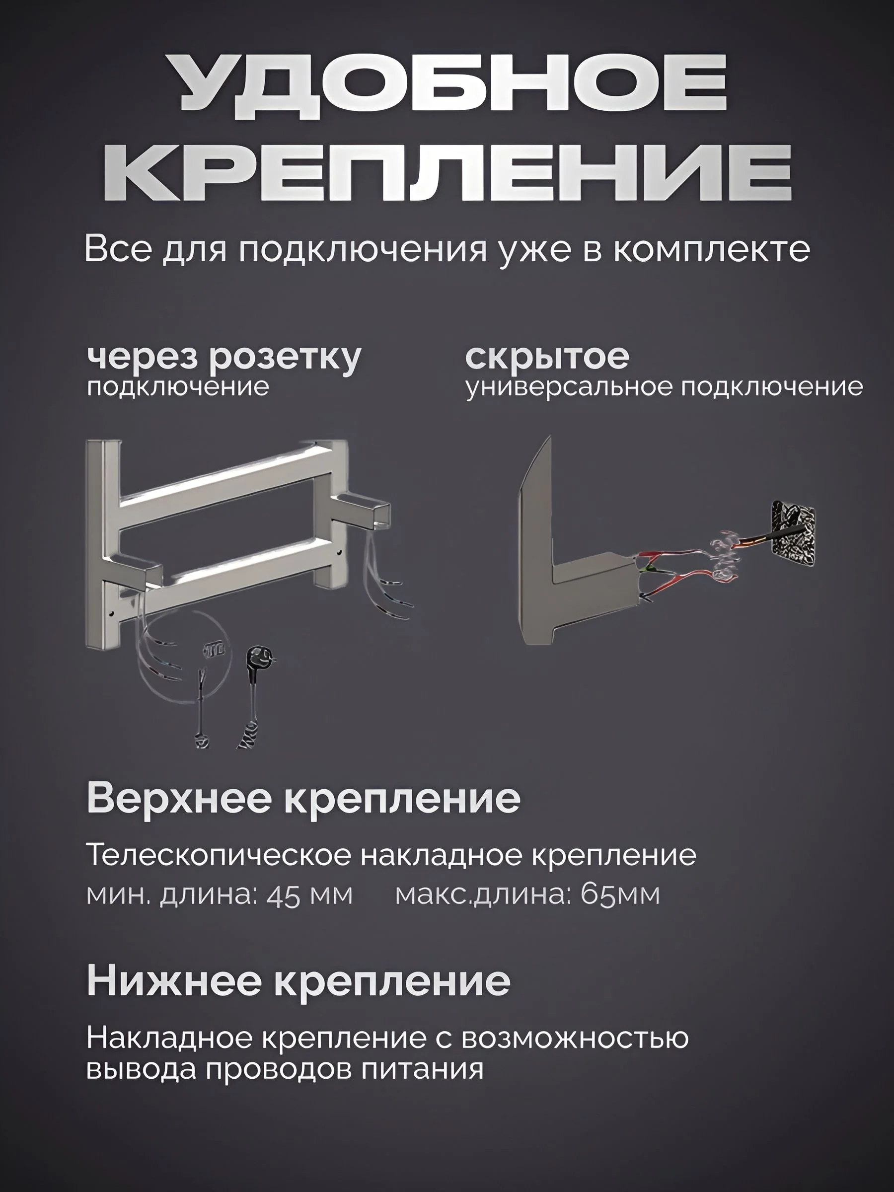 Полотенцесушитель электрический