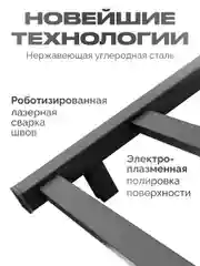 Тёмно-серый полотенцесушитель электрический