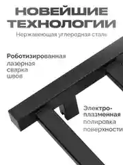 Тёмно-серый полотенцесушитель электрический
