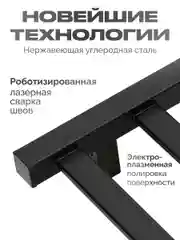 Черный полотенцесушитель электрический черный