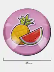 Магниты круглые Brauberg Kids, 272515, магнитики на холодильник, для доски в школу 6 шт