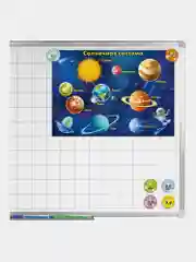 Магниты круглые Brauberg Kids, 272516, магнитики на холодильник, для доски в школу 6 шт