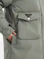 Мятный куртка, пуховик женский зимний оверсайз