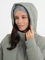 Мятный куртка, пуховик женский зимний оверсайз