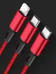 Зарядный провод 3 в 1 для Iphone (Lighthing), Micro USB, Type C, 1,2 метра