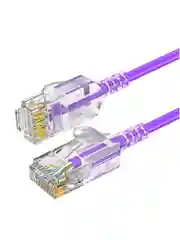 Фиолетовый кабель патч-корд LAN 25 см