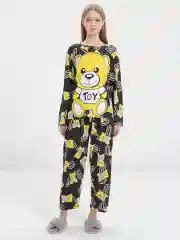 Женский костюм домашний, пижама, комплект из хлопка