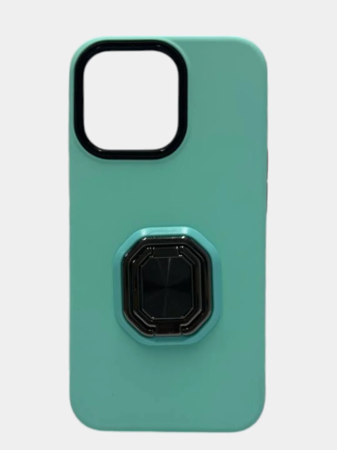 Бирюзовый чехол с держателем для iPhone 13 Pro