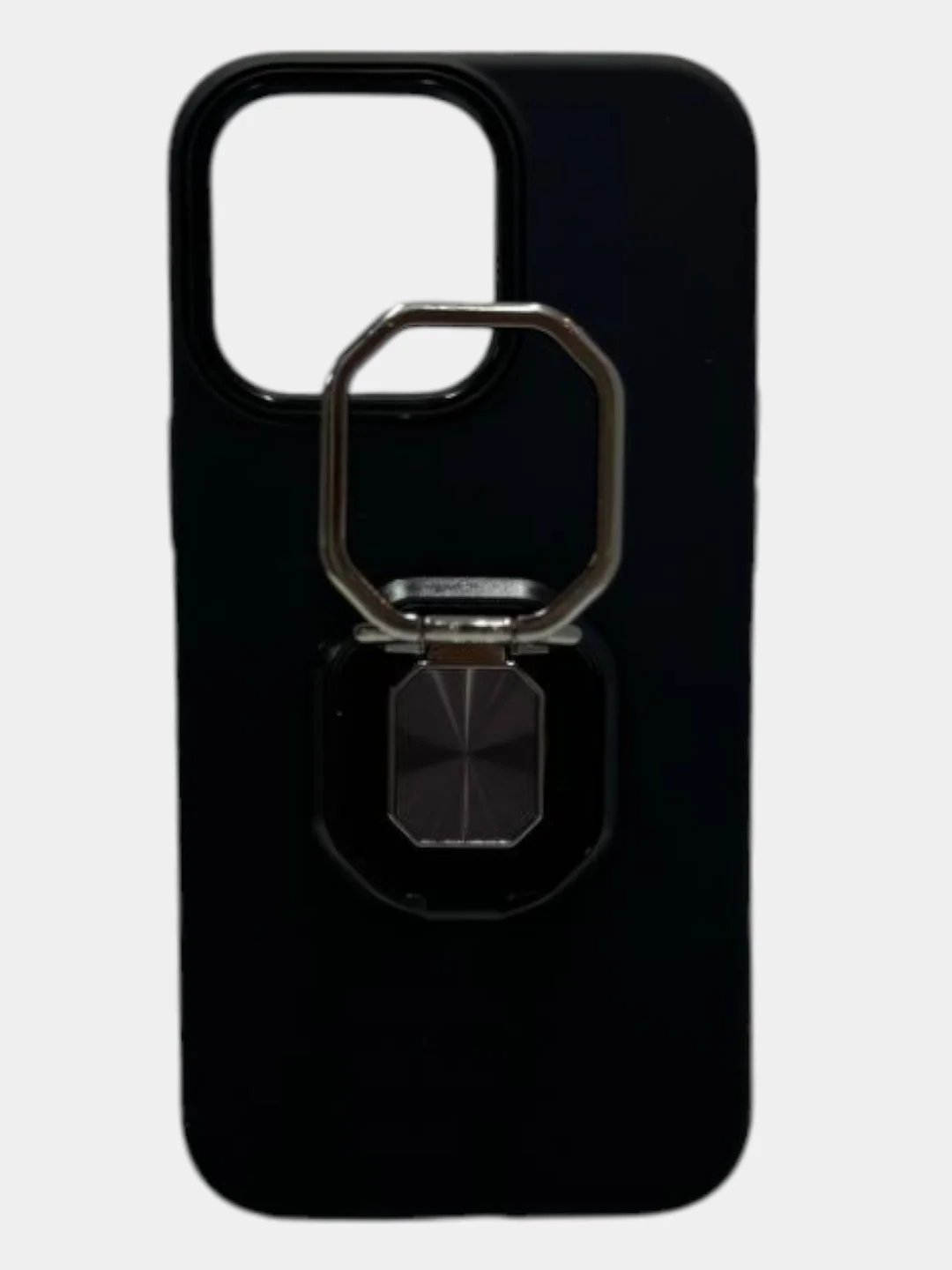 Черный чехол с держателем для iPhone 13 Pro