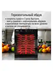Профессиональная электросушилка с горизонтальным обдувом CHEF PRO CF-FD805A 12 поддонов
