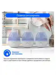 Увлажнитель воздуха LUMME LU-1559 30W, ультразвуковой, объем -3л,подсветка,лиловый аметист